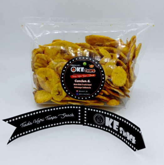 Kripik Pisang Manis cincang 200g