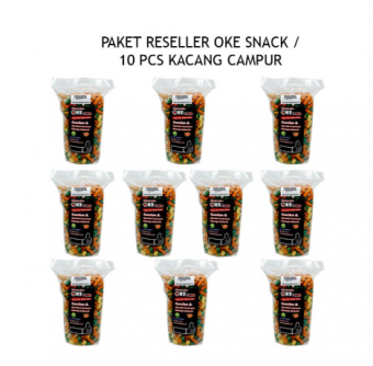 paket reseller 10pcs  Kacang Campur 375g